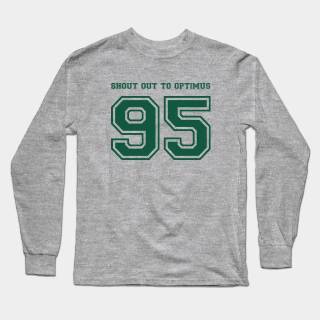 NY Jets Shout out to Optimus 95 Long Sleeve T-Shirt by Sleepless in NY